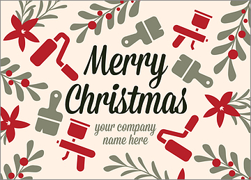 Holiday Paint Greeting Card