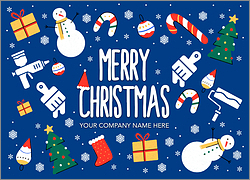 Holiday Painter Card