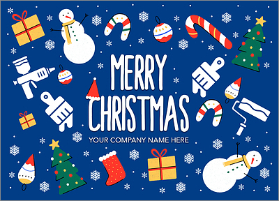 Holiday Painter Card