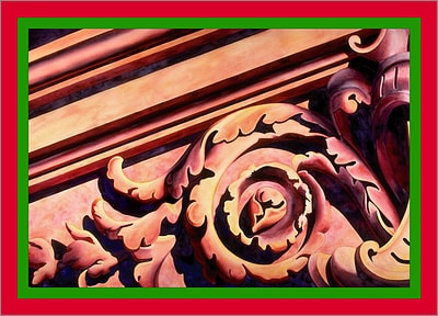 Holiday Pediment (Glossy White)