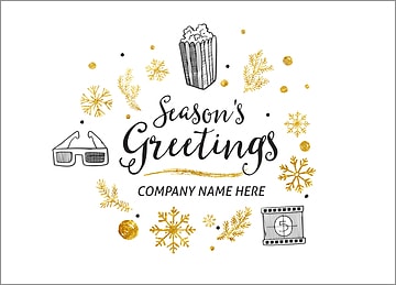 Home Theater Holiday Card