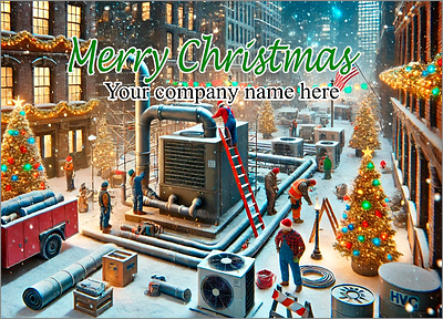 HVAC Christmas Card Glacial