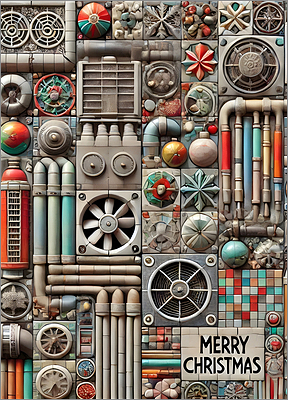 HVAC Christmas Card Stunning