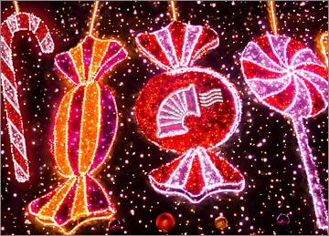 HVAC Christmas Lights Card