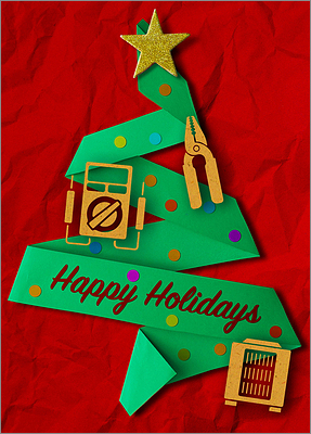 HVAC Green Tree Card