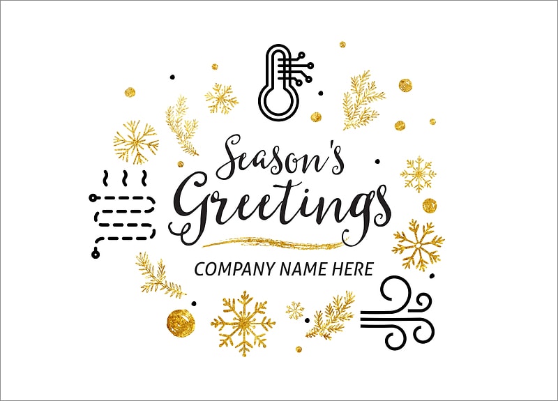 Hvac Christmas Cards 