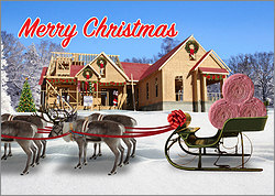 Insulation Delivery Christmas Card