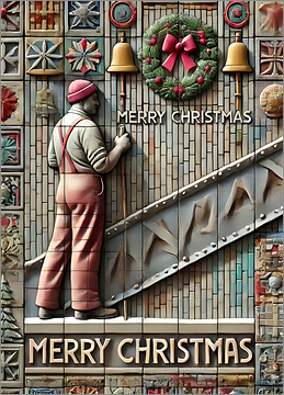 Ironworker Christmas Card Upswing
