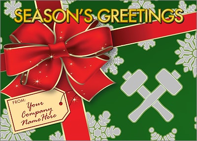 Ironworker Gift Wrap (Glossy White)