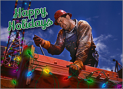 Ironworker Holiday Card