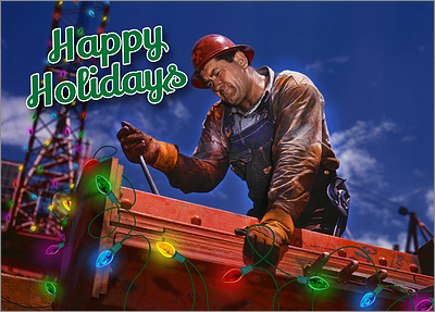 Ironworker Holiday Card