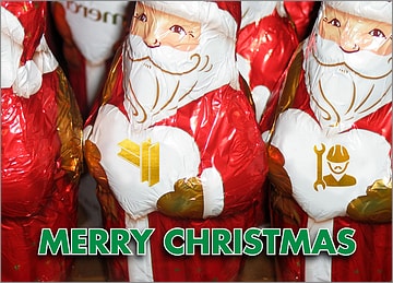 Ironworker Santas Card