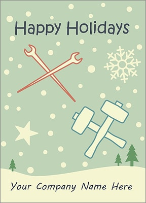 Ironworker Snowfall Card
