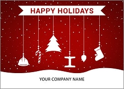 Ironworkers Ornaments Holiday Card
