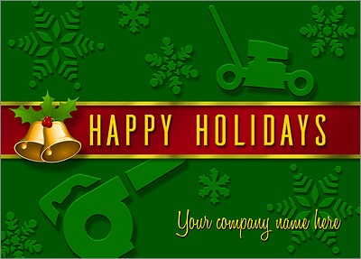 Lawn Care Card Green