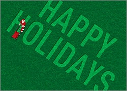 Lawn Care Christmas Card