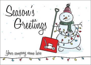 Lawn Care Shovel Card