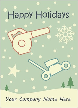 Lawn Care Snowfall Card