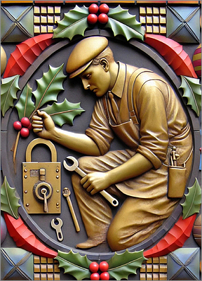 Locksmith-X Christmas Card Satisfied