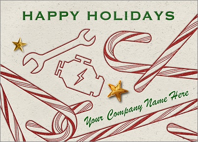 Mechanic Candy Canes (Glossy White) 