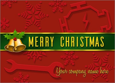 Mechanic Card Red (Glossy White)