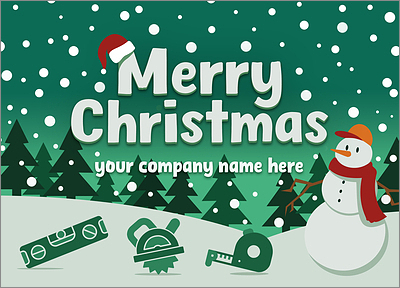 Merry Carpenter Greeting Card