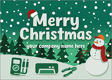 Merry HVAC Greeting Card