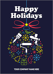 Merry Painter Greeting Card