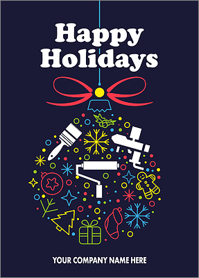 Merry Painter Greeting Card