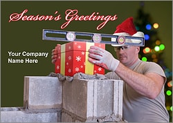 Mortar Gift Christmas Card