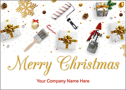 Painter Tools Christmas Card