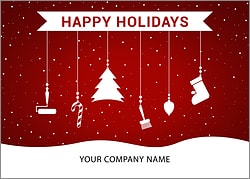 Painters Ornaments Holiday Card