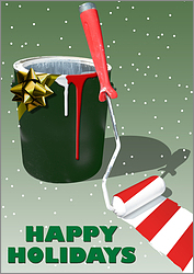 Painting Company Christmas Card