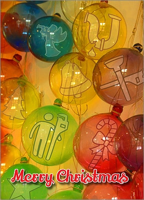 Plumber Glass Ornaments