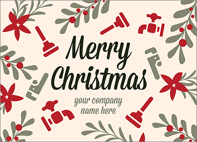 Plumbing Cheer Card