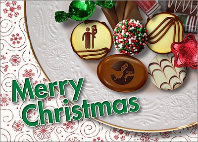 Plumbing Christmas Candy Card