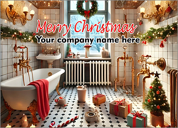 Plumbing Christmas Card Tranquil