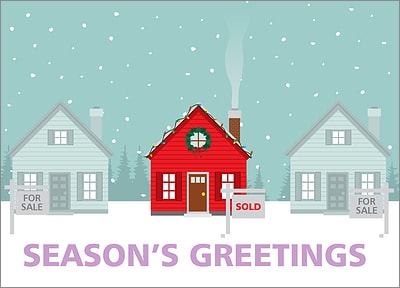 Real Estate Agent Card (Glossy White) 