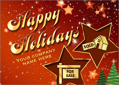 Real Estate Christmas Sky (Glossy White) 