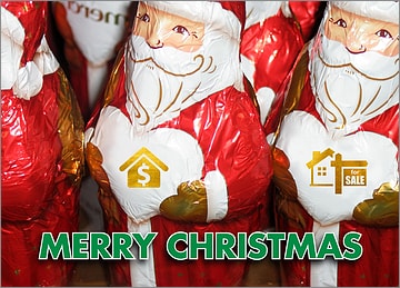Real Estate Santas Card