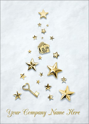 Real Estate Star Tree (Glossy White) 