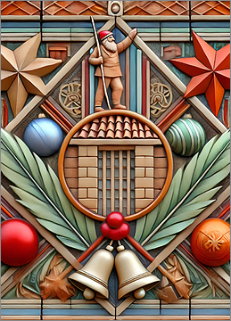 Roofing Christmas Card Blithesome