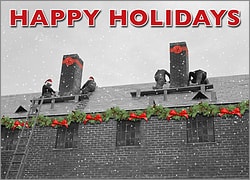 Roofing Holiday Card