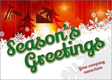 Roofing Snow Card