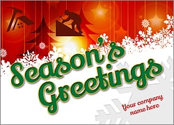 Roofing Snow Card