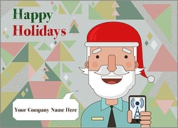 Santa Cell Holiday Card