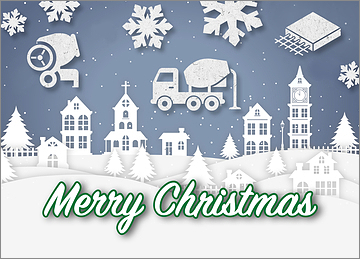 Snowy Concrete Card