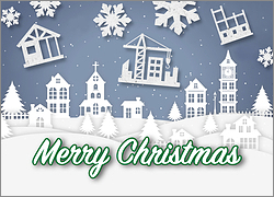 Snowy Construction Card