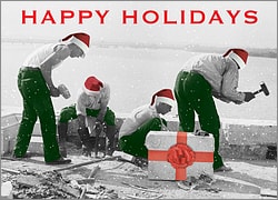 Stone Laborers Christmas Card