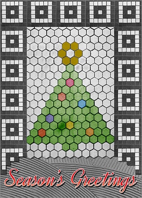 Tile Christmas Tree (Glossy White)